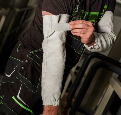 Neo hegesztő karvédő, bőr, 47 cm, 2A1