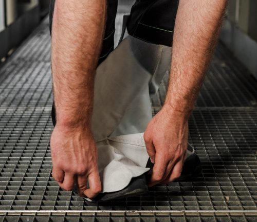 Neo hegesztő lábszárvédő, bőr, 2A1, tépőzáras