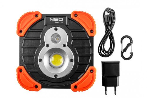 Neo reflektor, talpas 750 + 250lm, powerbank funkció, 10W