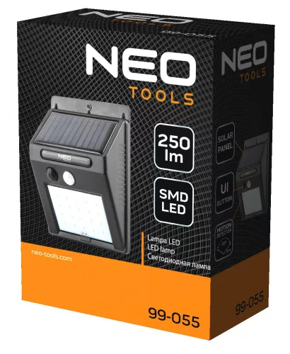 Neo reflektor, napelemes, fali 200lm