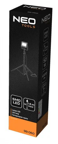 Neo reflektor, állványos 230V/50W, 4500lm, max. 1,8m