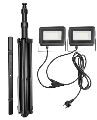 Neo reflektor, állványos 230V/2x50W, 9000lm, max. 1,8m
