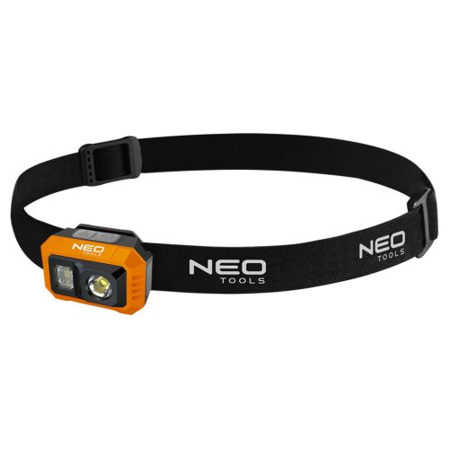 Neo 500lm USB COB LED-es újratölthető fejlámpa