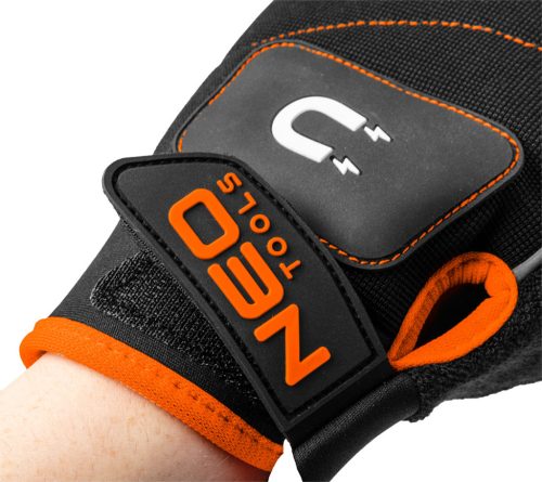 Neo mágneses munkakesztyű, ujjatlan, 10"