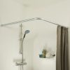 Coram sarokrúd 90x90 króm