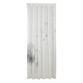 Coram zuhanyfüggönny fekete Flow 180x200