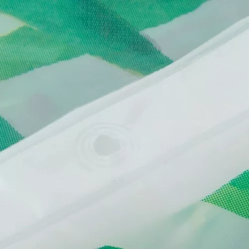 Coram zuhanyfüggönny zöld Leaves 180x200