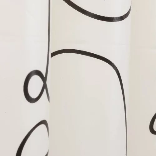 Coram zuhanyfüggönny fekete Mind 180x200