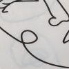 Coram zuhanyfüggönny fekete Mind 180x200