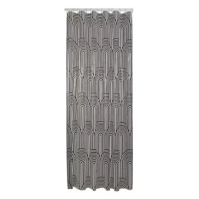 Coram zuhanyfüggönny fekete Brave 180x200