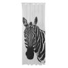 Coram zuhanyfüggönny zebra mintás 180x200 fekete