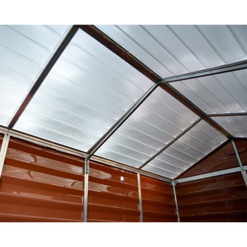 Palram 6x8 barna kerti házak Skylight