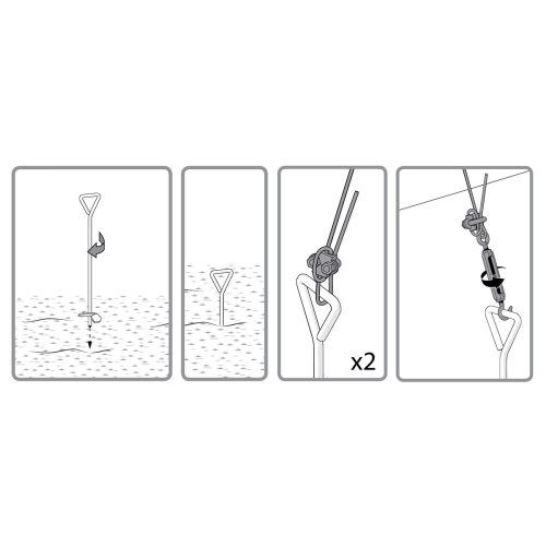 Palram rögzítő rendszer Canopia