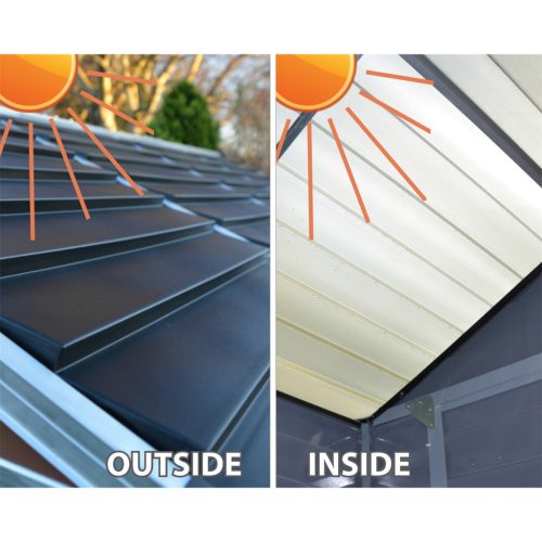 Palram 6x10 barna kerti házak Skylight