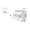 Palram 3 x 3 pergola Canopia Sierra 3000 fehér