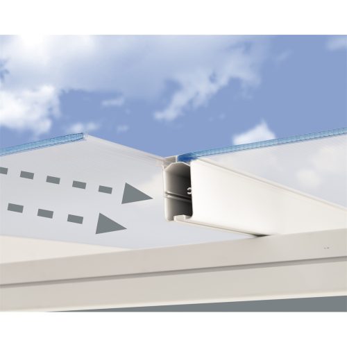 Palram 3 x 3 pergola Canopia Sierra 3000 fehér