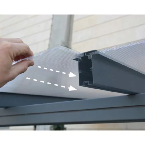 Palram 3 x 5,46 pergola Sierra 5400 szürke