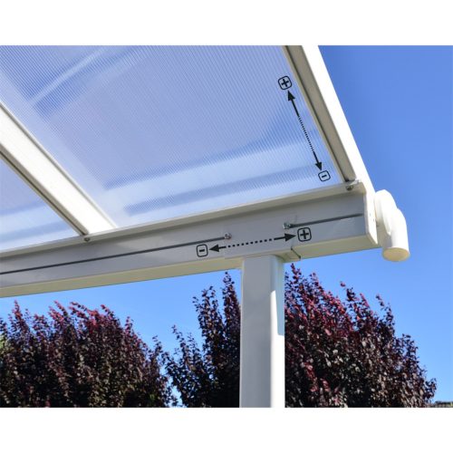 Palram 3 x 5,46 pergola Sierra 5400 fehér