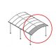 Palram bővítő elem Arcadia kocsibeállókhoz (70 cm) Canopia