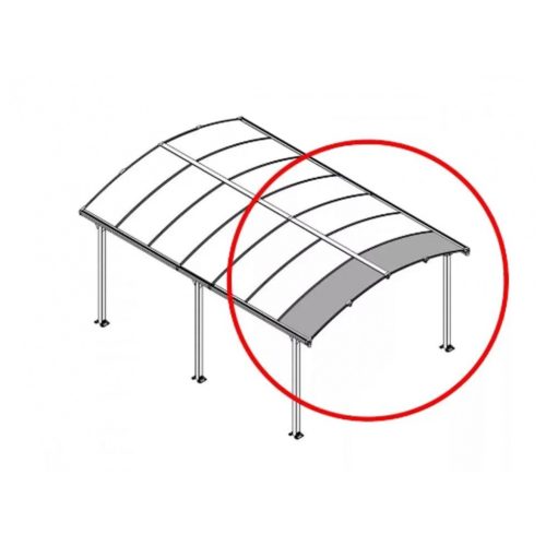 Palram bővítő elem Arcadia kocsibeállókhoz (70 cm) canopia