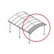 Palram bővítő elem Arcadia kocsibeállókhoz (70 cm) canopia