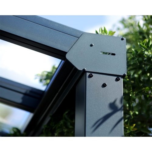 Palram 3,4 x 5,2 szurke Luxus kategóriás teraszfedő Canopia Stockholm