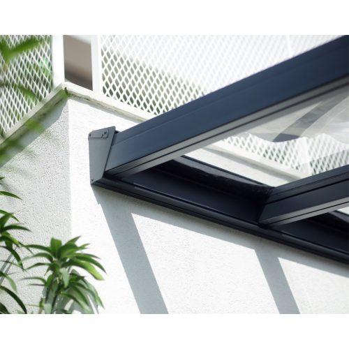 Palram 3,4 x 5,2 szurke Luxus kategóriás teraszfedő Canopia Stockholm