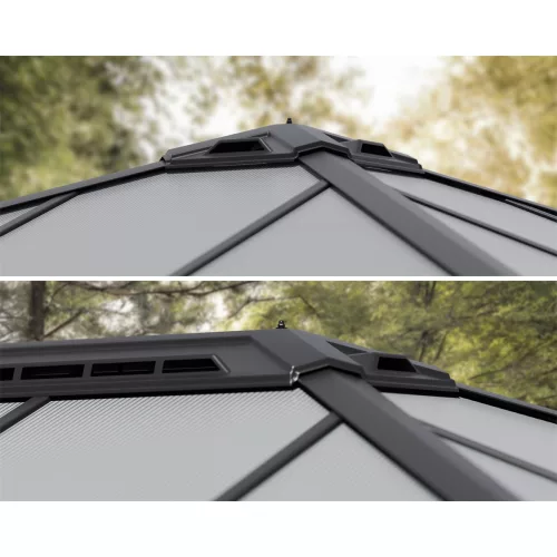Palram 14x20 Luxus kategóriás kerti pavilon Canopia Dallas