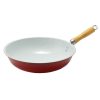 Perfect Home Kerámia bevonatos wok 30cm piros