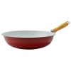 Perfect Home Kerámia bevonatos wok 30cm piros