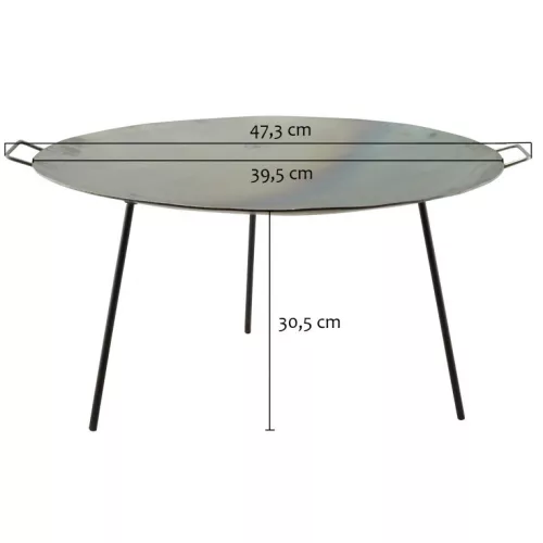 Perfect Home Vas grill tárcsa - boronatárcsa 40cm