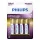 Philips lithium ultra ceruza elem AA (FR6LB4A/10) (1,5V) B4
