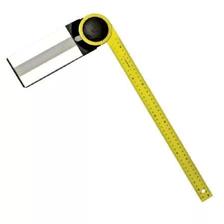 Állítható fém szögmérő - metrikus-szögállítós - 500mm