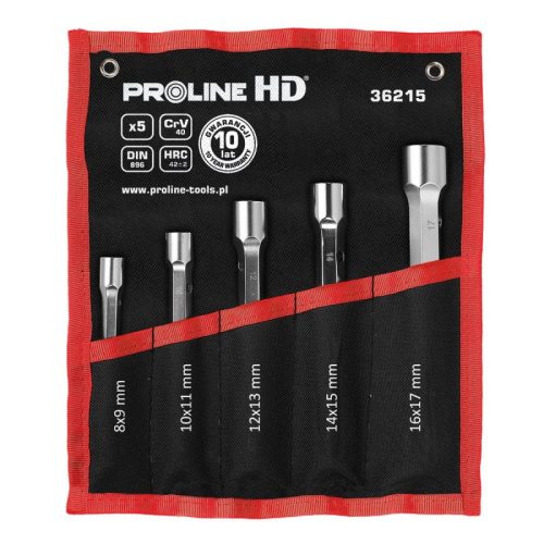 Proline HD egyenes csőkulcs szett - hd cr-va 8-17mm - 5 db