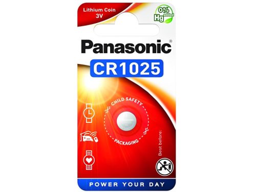 Panasonic lítium gombelem 3 V CR1025