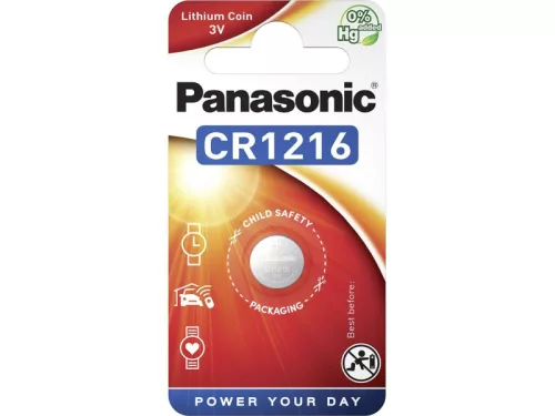 Panasonic lítium gombelem 3 V CR1216