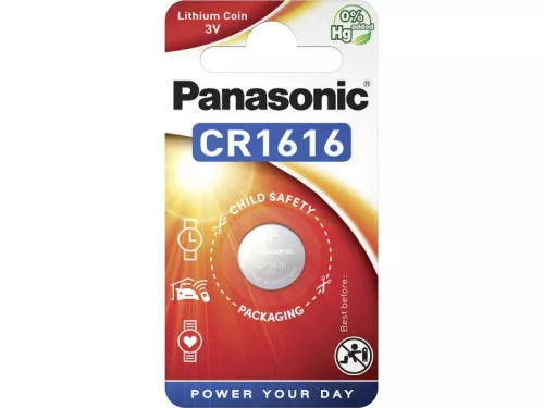 Panasonic lítium gombelem 3 V CR1616