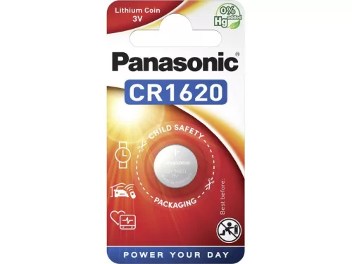 Panasonic lítium gombelem 3 V CR1620