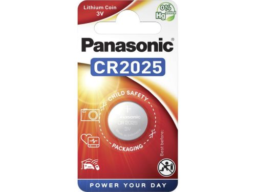 Panasonic lítium gombelem 3 V CR2025