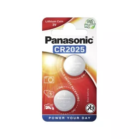 Panasonic lítium gombelem 3 V (2 db/cs) CR2025
