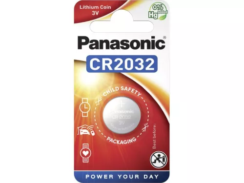 Panasonic lítium gombelem 3 V CR2032