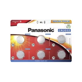 Panasonic lítium gombelem 3 V (6 db/cs) CR2032
