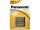 Panasonic AAA/mikro tartós alkáli elem 1,5 V (4 db/cs)