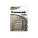 Panasonic AAA/mikro tartós alkáli elem 1,5 V (4 db/cs)