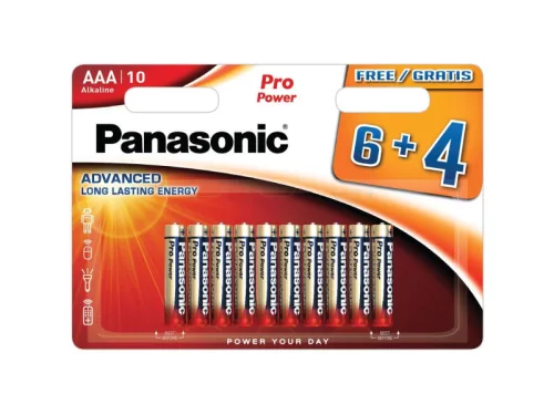 Panasonic AAA/mikro tartós alkáli elem 1,5 V (10 db/cs)