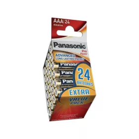 Panasonic AAA/mikro tartós alkáli elem 1,5 V (24 db/cs)