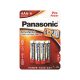 Panasonic AAA/mikro tartós alkáli elem 1,5 V (6 db/cs)