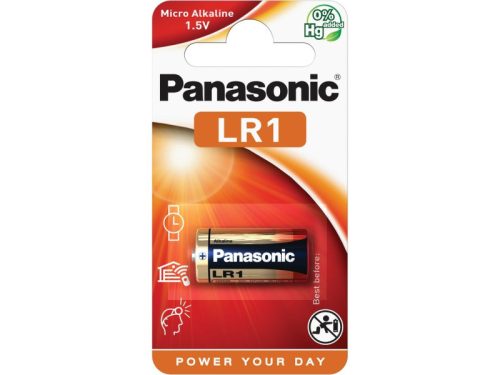 Panasonic LR1 tartós alkáli elem 1,5 V
