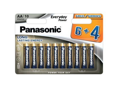 Panasonic AA/ceruza tartós alkáli elem 1,5 V (10 db/cs)
