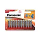 Panasonic AA/ceruza tartós alkáli elem 1,5 V (10 db/cs)